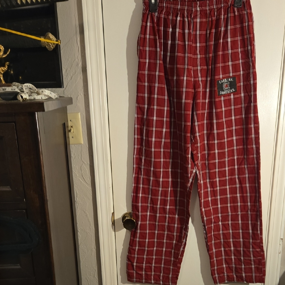 South Carolina Red Plaid Men's Pants